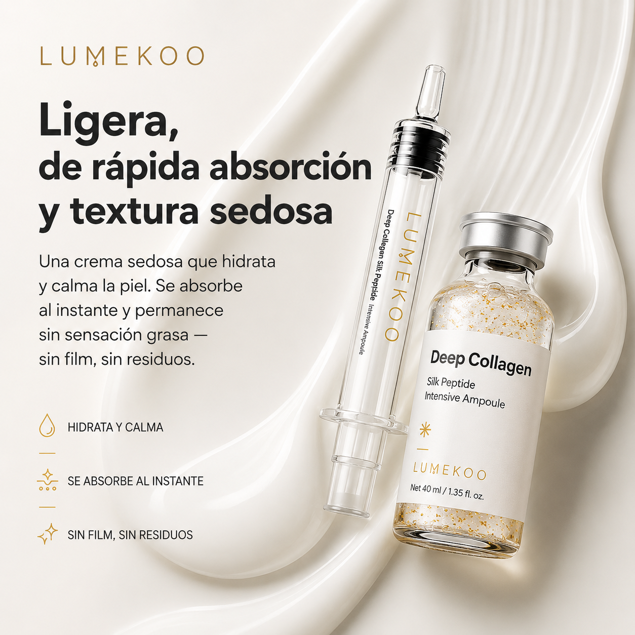 Lumekoo™ Seda de Colágeno (Todo-en-Uno)